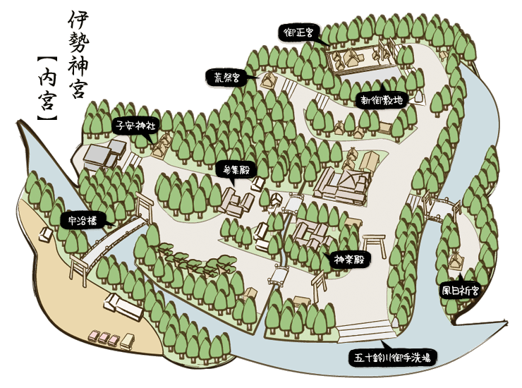 内宮マップ