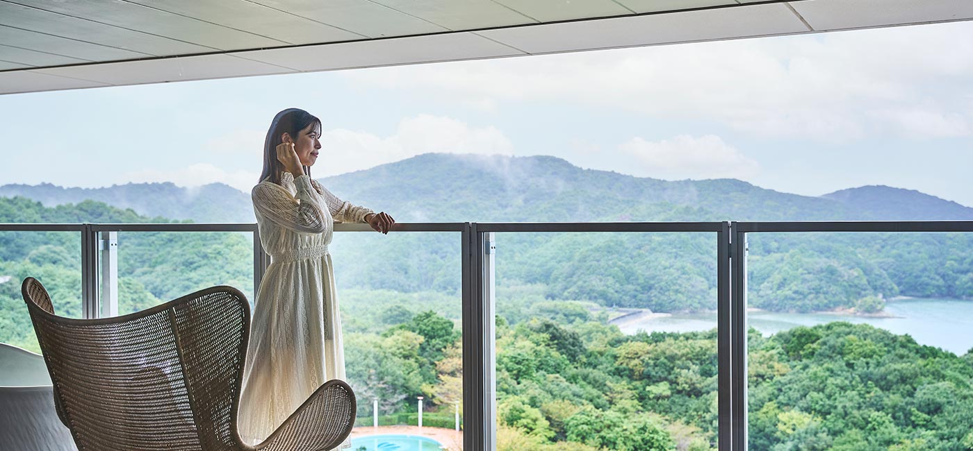 天空の露天風呂付ルーム