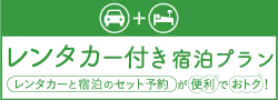 レンタカー付き宿泊プラン